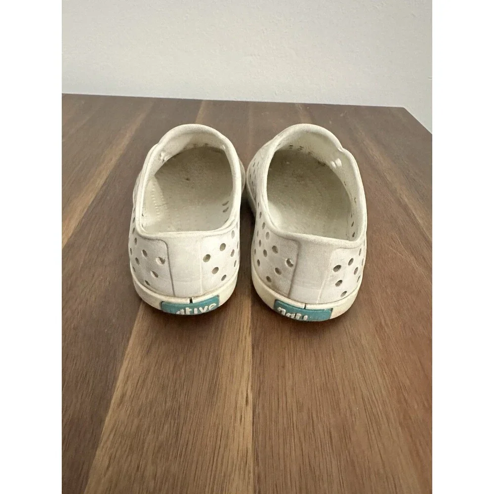 Native White Slip On Shoes Child Size C7 Unisex